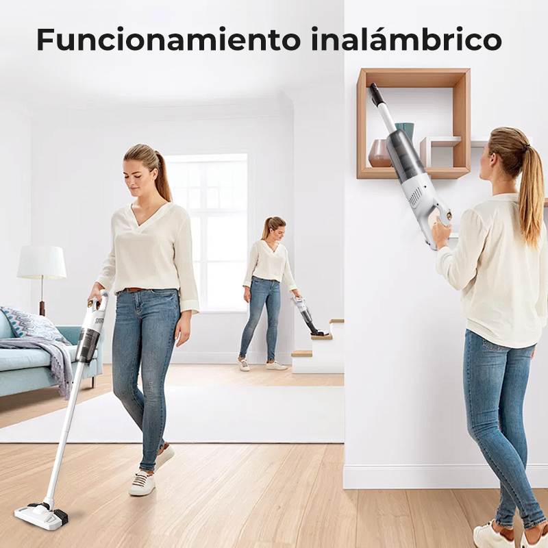 Aspiradora de mano recargable, inalámbrica