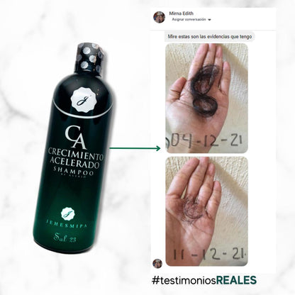 SHAMPOO CRECIMIENTO ACELERADO + OBSEQUIO (PERFUME CAPILAR) (Cópia)