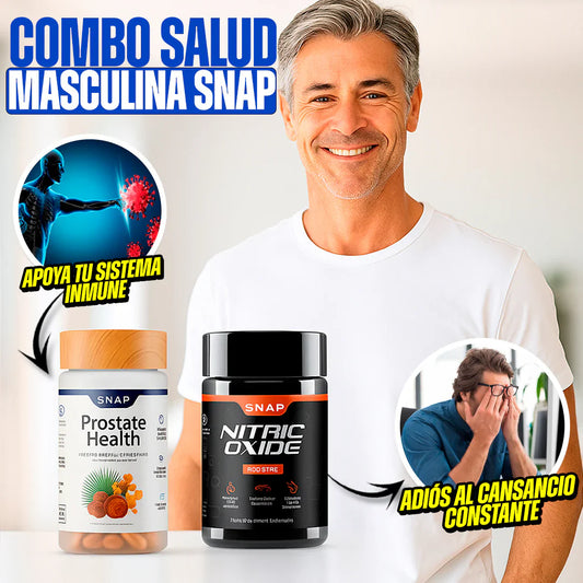 PROMO: 2x1 Prostate Health MAX™ + Nitric Oxide™ l Combo Vitalidad Masculina DUO POTENTE 2X1